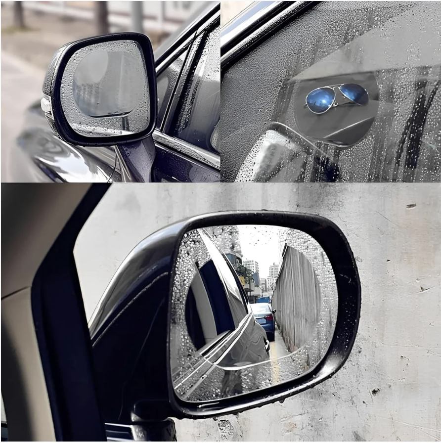 Anti-Fog Rearview Mirror Film – HD Clear Protective Sticker