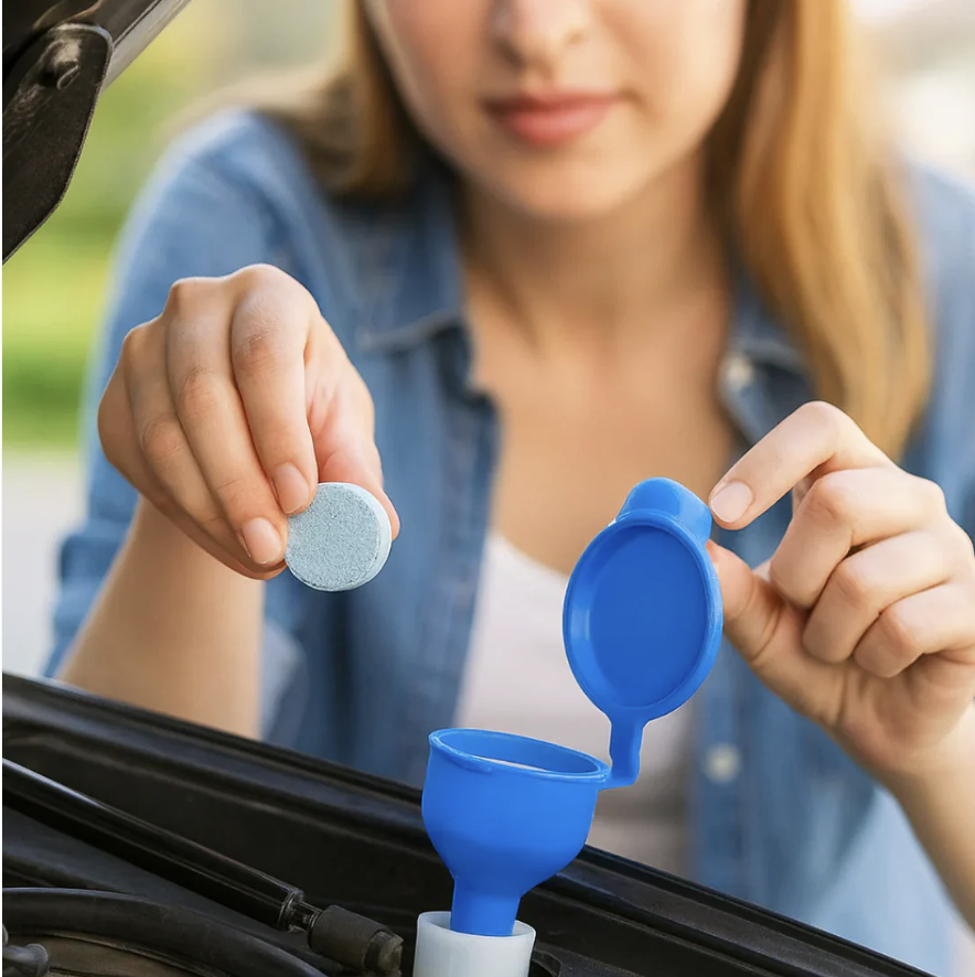 Car Wiper Detergent Tablets – Pack of 10 for Clear Windshield