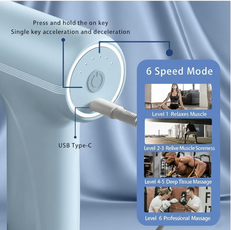 Electric Massage Gun – Deep Muscle Relaxation & Recovery
