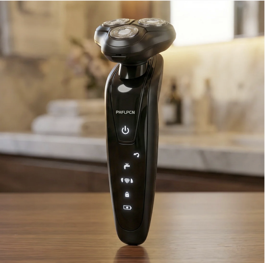 Rechargeable Electric Rotary Shaver – Precise 3D Floating Head