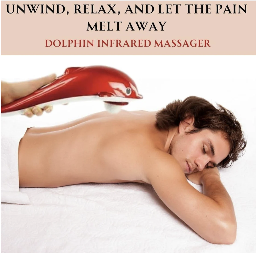 Dolphin Handheld Massager – Electric Pain & Stress Relief | Indo Glow