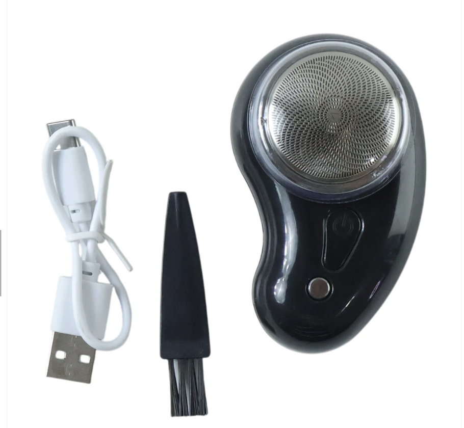 Electric Beard Trimmer – Portable USB Rechargeable Grooming