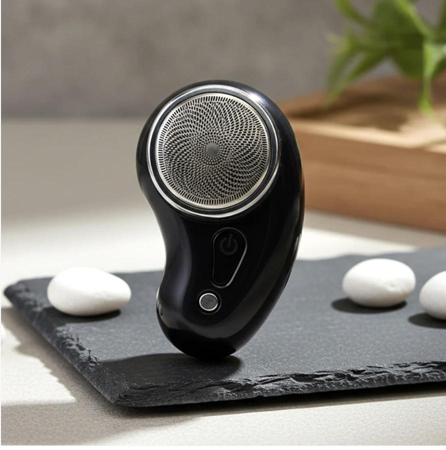 Electric Beard Trimmer – Portable USB Rechargeable Grooming