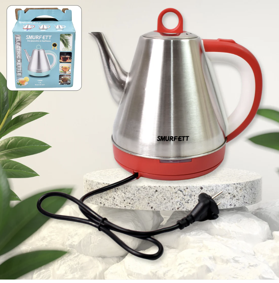 Electric Kettle 1.5 Litre – Stainless Steel, 1500W | Siplix