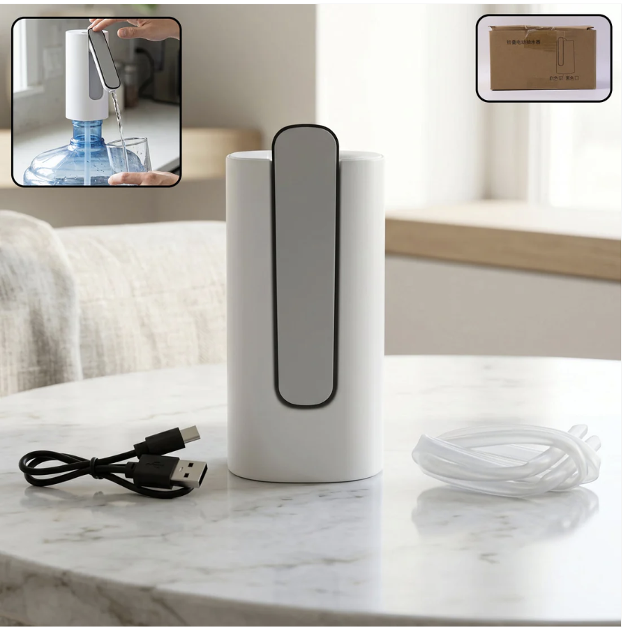 Foldable Electric Water Dispenser Pump – USB Rechargeable & Convenient