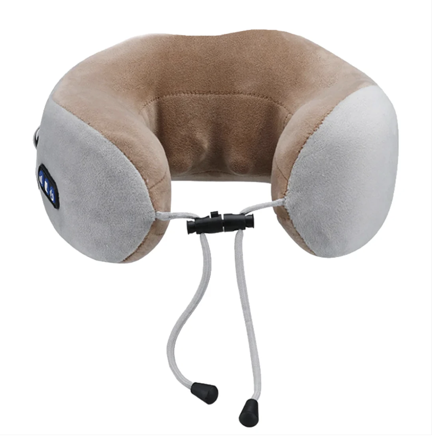U-Shaped Electric Neck Massage Pillow – Cordless & Rechargeable