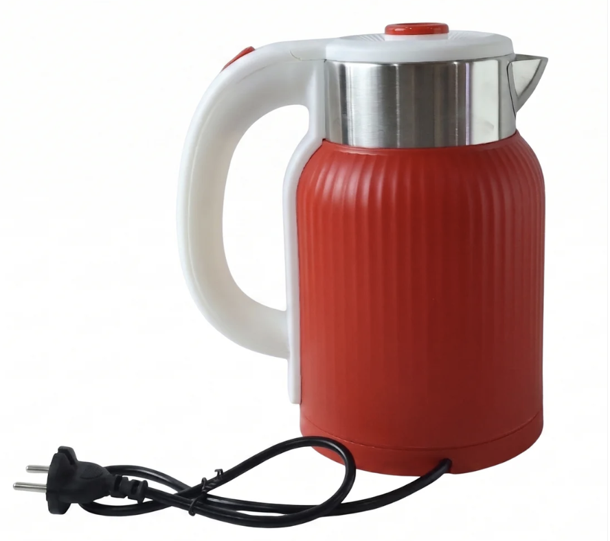 Electric Kettle 2 Litre 1500W Red for Tea Coffee Milk and Hot Water (1 Pc)