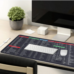Shortcut Keyboard Mat – Large Anti-Slip Desk Pad | worko