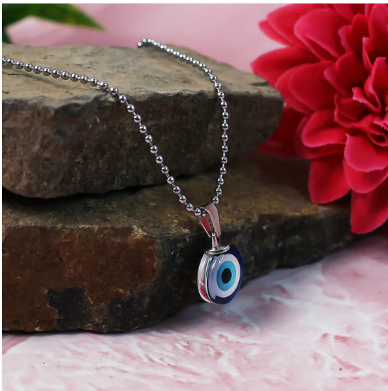 Evil Eye Pendant Necklace – Unisex Turkish Protection Charm - Image 3