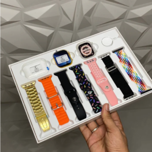 Smartwatch Combo Set – Bluetooth Calling & 7 Straps | TrackAura