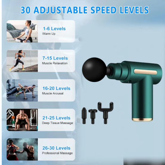 Deep Tissue Massager – Cordless for Muscle Pain Relief | VelvaBloom - Image 3