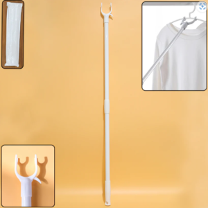 Long Reach Clothes Hook Rod – 86 cm for Easy Access