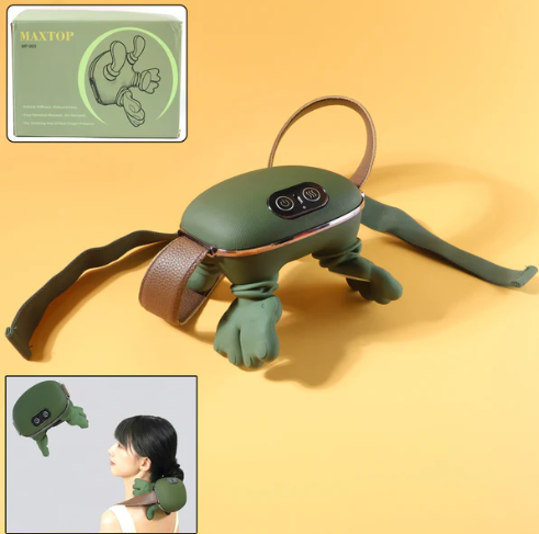 Neck & Shoulder Massager – Rechargeable Kneading with Heat Therapy