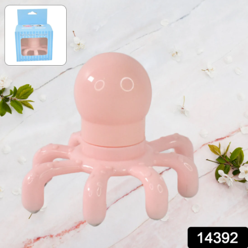 Octopus Head Massager – Ergonomic Stress Relief Tool