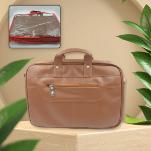 Faux Leather Laptop Messenger Bag – Professional & Stylish | VoltDesk