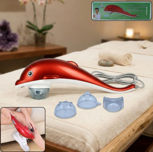 Dolphin Handheld Massager – Electric Pain & Stress Relief | Indo Glow