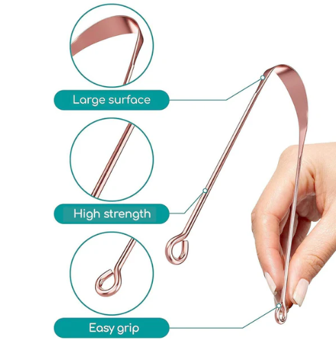 Copper Tongue Cleaner – Fresh Breath & Oral Hygiene | Velvet Wellness