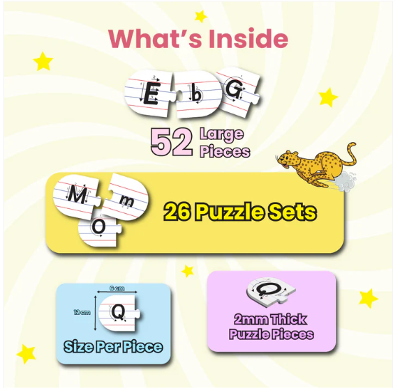 Capital and Small Letter Matching Puzzle – Develops Letter Recognitionvvz - Image 2