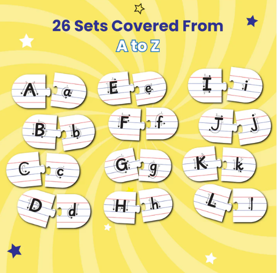 Capital and Small Letter Matching Puzzle – Develops Letter Recognitionvvz - Image 3