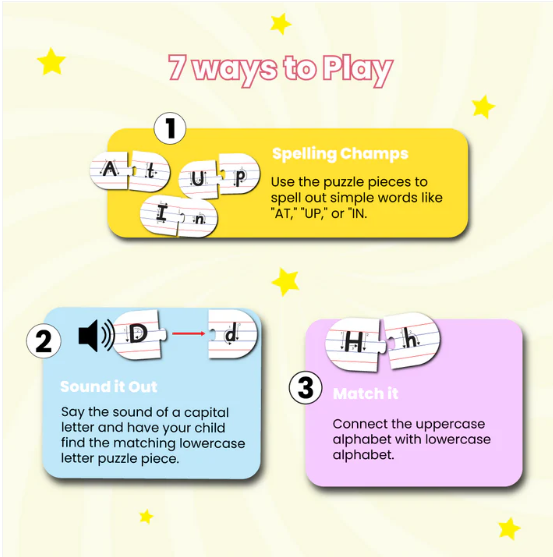 Capital and Small Letter Matching Puzzle – Develops Letter Recognitionvvz - Image 4