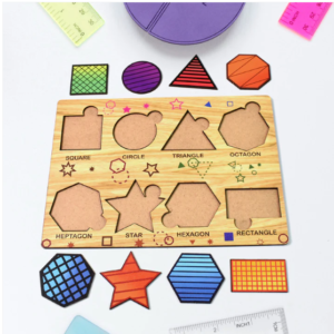 Wooden Triangle Puzzle – Educational Toy for Kids | Inventive Play