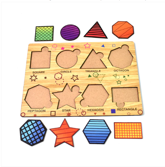 Wooden Triangle Puzzle – Educational Toy for Kids | Inventive Play - Image 4