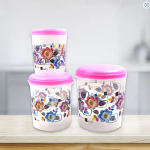 Plastic Storage Container Set – 3 Pc Home & Office | Storenzo