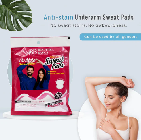 Underarm Sweat Pads – Highly Absorbent Disposable Cotton (10 Pack) - Image 4