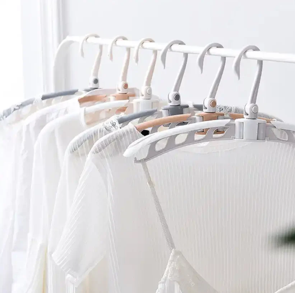 Portable Folding Hanger – 360° Rotating, Travel-Friendly | Organivo