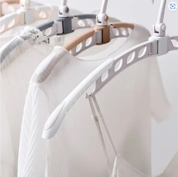 Portable Folding Hanger – 360° Rotating, Travel-Friendly | Organivo