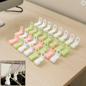 Hanger Connector Hooks – 30 Pcs Multi-Color Space Saver
