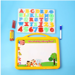 Kids Writing Board Set – Double-Sided Whiteboard & Blackboard