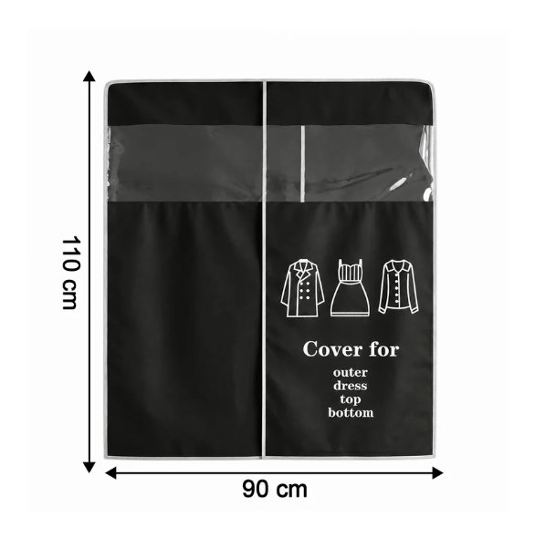Hanging Garment Dust Cover – Keeps Clothes Neat & Dust-Free
