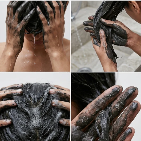 Volcanic Clay Hair Mask – Deep Scalp Detox & Natural Nourishment - 250 Gm - Image 4