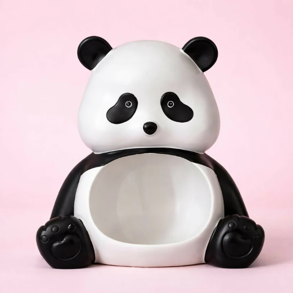 Panda Storage Organizer Basket for Toys Stationery Home Desk Decor