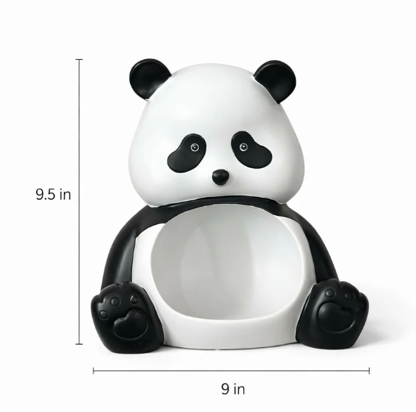 Panda Storage Organizer Basket for Toys Stationery Home Desk Decor