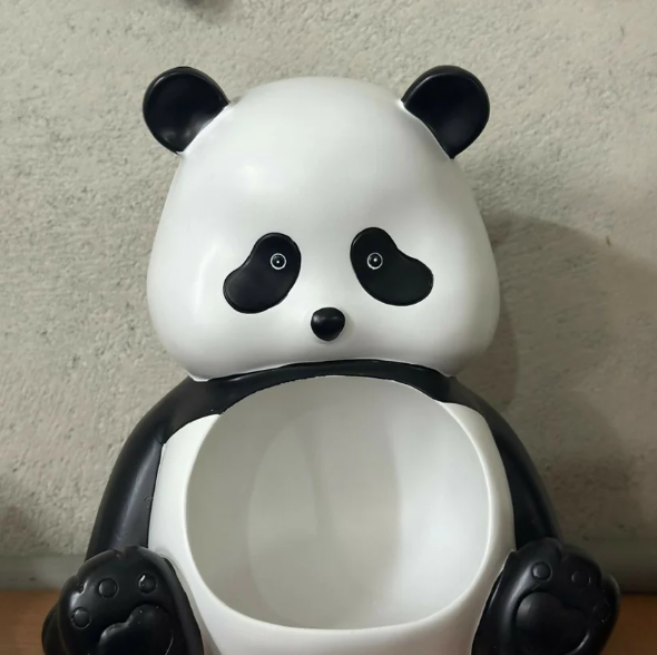 Panda Storage Organizer Basket for Toys Stationery Home Desk Decor