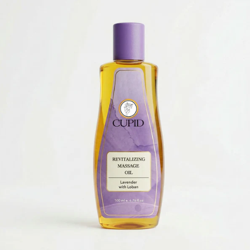 Relaxing Body Massage Oil – Lavender & Loban For Stress Relief