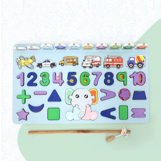 Wooden Number Puzzle – Magnetic Learning Board | Aditi - Image 5