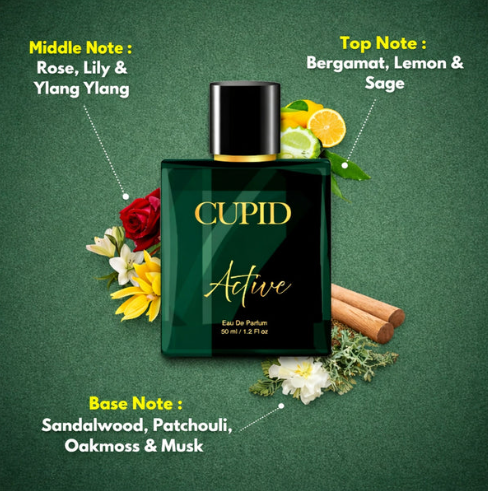 Luxury Men Active Perfume – Long-lasting Fresh Fragrance in 50ml