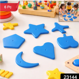 Kids Learning Shape Puzzle Toy – 6 Piece Educational Blocks for Toddlers