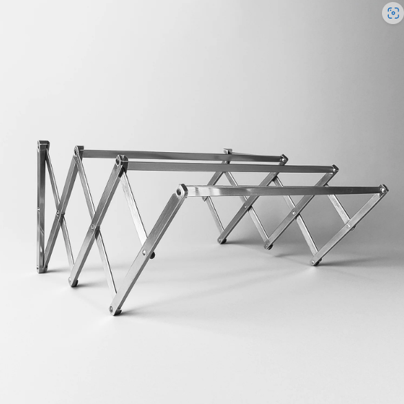 Stainless Steel Folding Clothes Drying Rack – Space-Saving & Durable