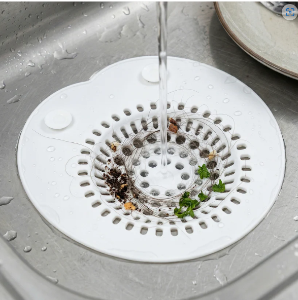 Flexible Silicone Sink Drain Strainer – Anti Clog Kitchen Filter