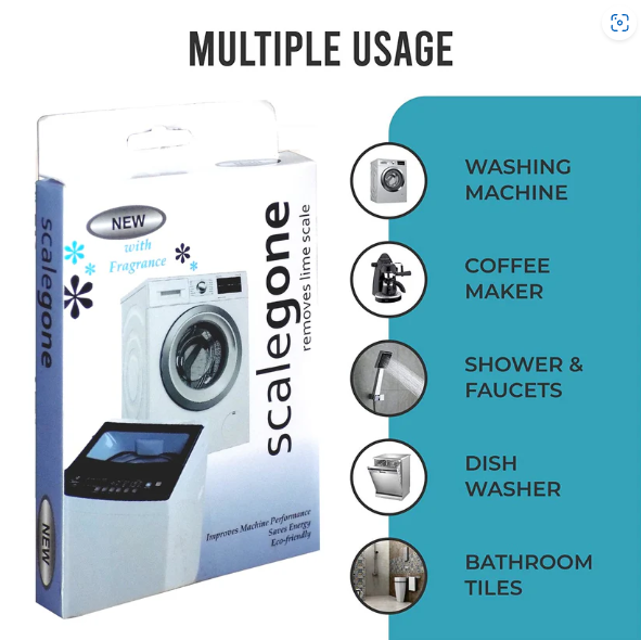 Washing Machine Descaler Powder – Tub Cleaner & Limescale Remover | Storenzo
