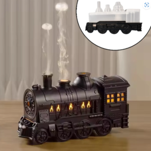 Portable Mini Humidifier – Retro Train Design with Night Light | Airvanta