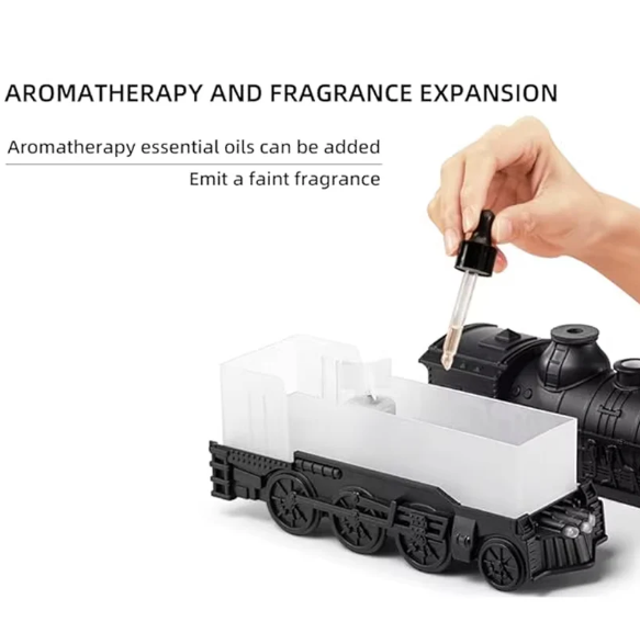 Portable Mini Humidifier – Retro Train Design with Night Light | Airvanta