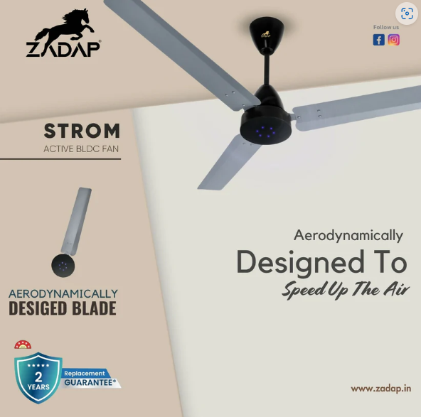 High Speed BLDC Ceiling Fan – Energy Efficient & Silent Operation