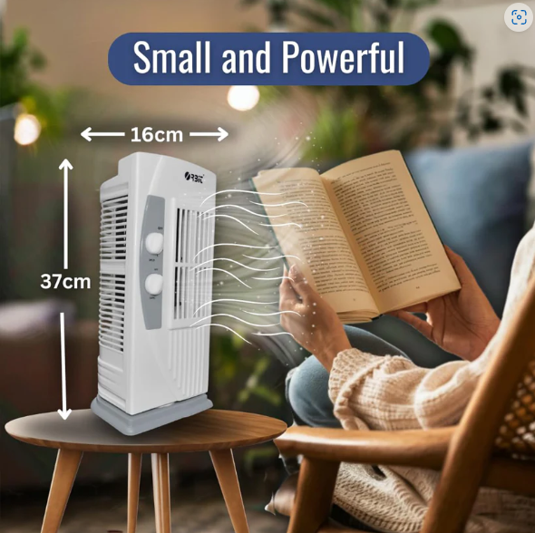 Orbit Micro Oscillating Tower Fan – Compact Adjustable Speed Fan
