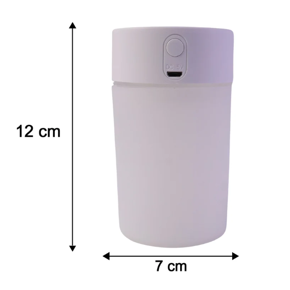 Mini Portable USB Humidifier Cool Mist Desktop Air Diffuser with Li...