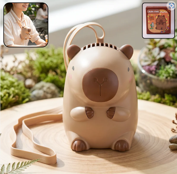 Mini Bear Fan – Rechargeable & Portable for Outdoor Use